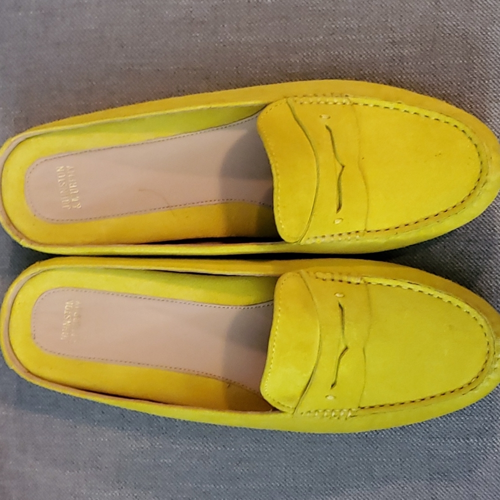 Johnson & Murphy nubuck mules size 8.5